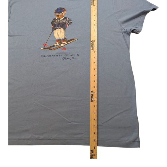 Polo Ralph Lauren Blue SKIING SKI BEAR Classic Fit Short Sleeve T Shirt XL NWT! - Picture 6 of 7